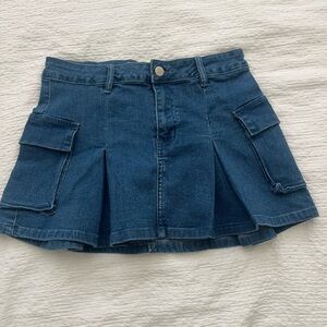 Blue jean skirt